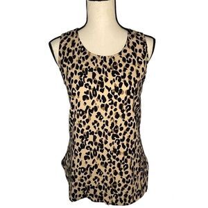 NWOT Halogen Leopard Print Top